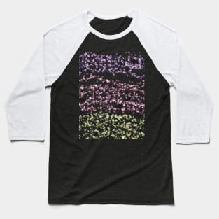 colorful floral background abstract pattern Baseball T-Shirt